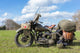 Old American Military Motorcycle Wall Decal