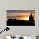 Edinburgh Silhouette Sunset Wall Decal