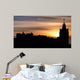 Edinburgh Silhouette Sunset Wall Decal