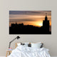 Edinburgh Silhouette Sunset Wall Decal