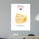 Watercolor Vector Wine Wall Decal