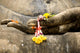 Buddhist Hand Flower Wall Decal