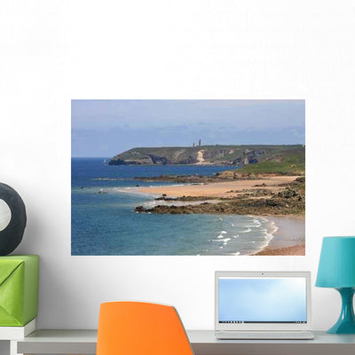 Cap Frehel Bretagne Wall Decal shown on a wall