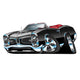 Gto American Muscle Car Wall Decal