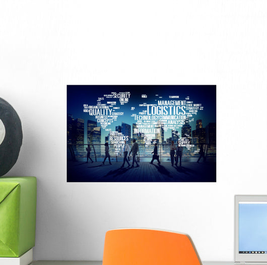 Logistics Management Freight Service Wall Decal