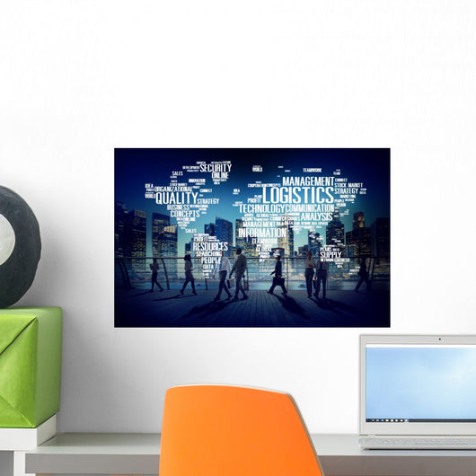 Logistics Management Freight Service Wall Decal