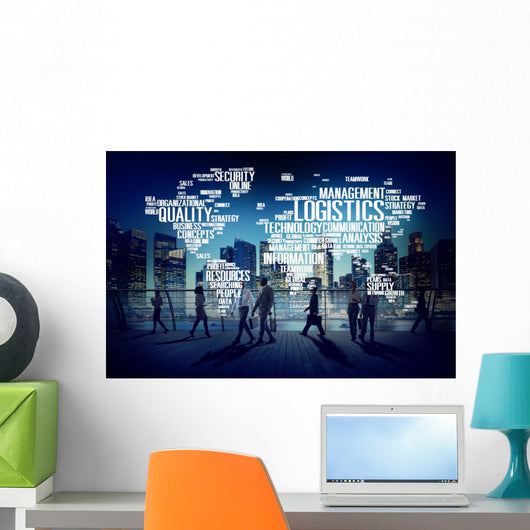 Logistics Management Freight Service Wall Decal