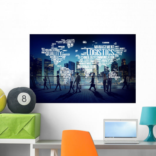 Logistics Management Freight Service Wall Decal