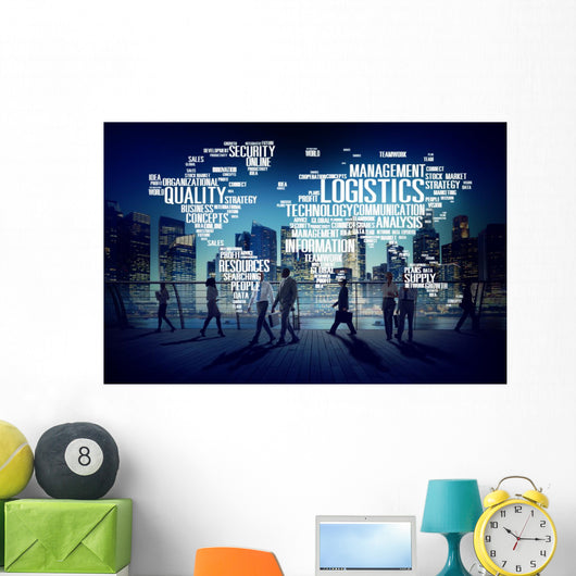 Logistics Management Freight Service Wall Decal