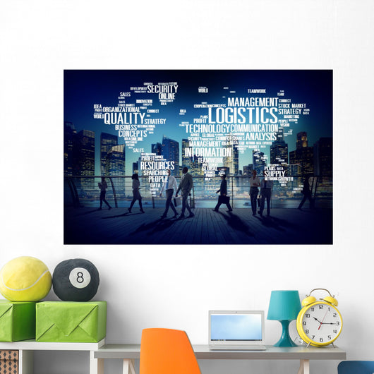 Logistics Management Freight Service Wall Decal