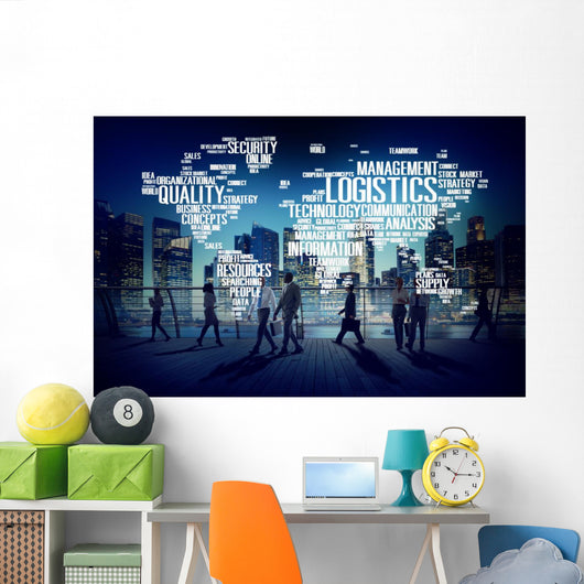 Logistics Management Freight Service Wall Decal