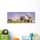 Savanna Wild Animals Collage Wall Decal