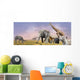 Savanna Wild Animals Collage Wall Decal