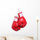 Leather Boxing Gloves Wall Decal
