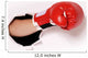 Hand Boxing Glove through Wall Decal