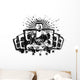 Buddha Sound Machine Wall Decal