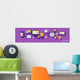 Infographics Social Media Network Wall Decal Panoramic Wall Decal