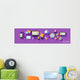 Infographics Social Media Network Wall Decal Panoramic Wall Decal