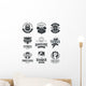 Retro Fitness Wall Stickers Wall Decal