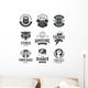 Retro Fitness Wall Stickers Wall Decal