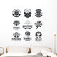 Retro Fitness Wall Stickers Wall Decal