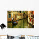 Venice Italy Gondolier and Wall Decal