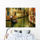 Venice Italy Gondolier and Wall Decal