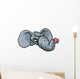 Cartoon Elephant Mascot Wall Decal