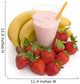 Strawberry and Banana Smoothie Wall Decal