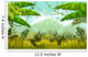 Jungle Mountain Scene Wall Decal