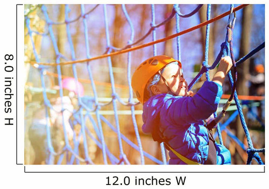 Little Boy Climbing Adventure Wall Decal