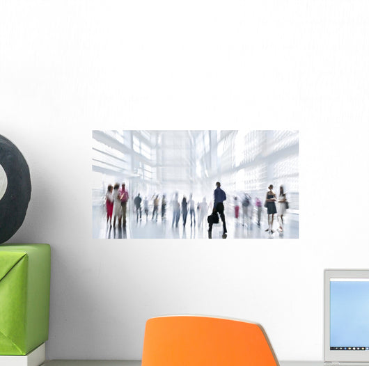 Group People Lobby Business Wall Decal