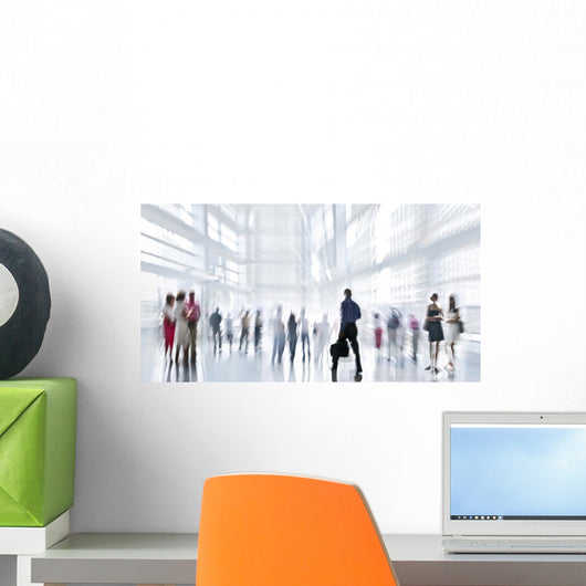 Group People Lobby Business Wall Decal