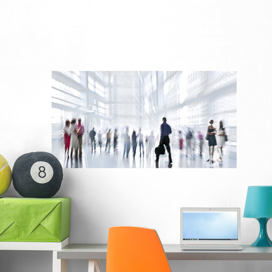 Group People Lobby Business Wall Decal