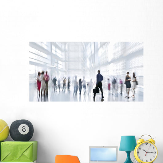 Group People Lobby Business Wall Decal
