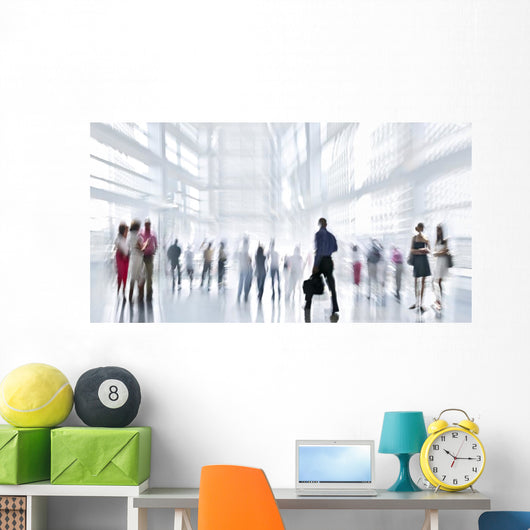 Group People Lobby Business Wall Decal