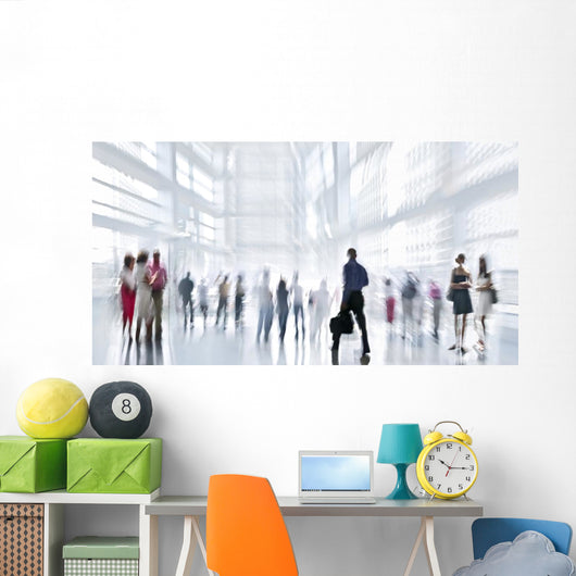 Group People Lobby Business Wall Decal