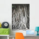 Head Buddha Statue Tree Wall Decal