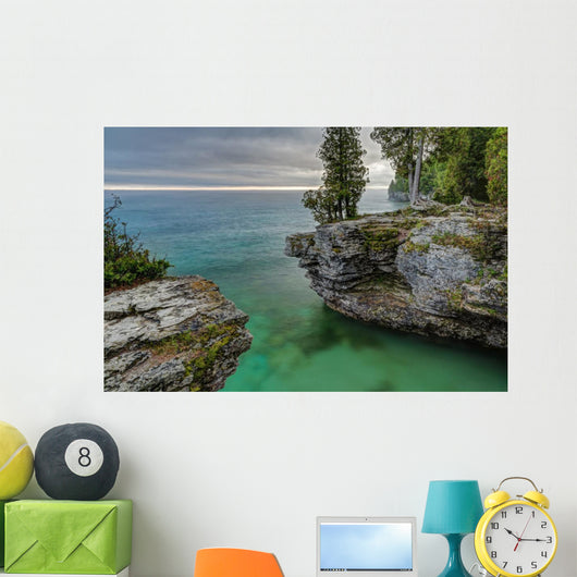 Cave Point Morning Wall Decal