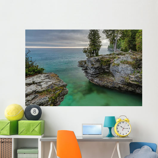 Cave Point Morning Wall Decal