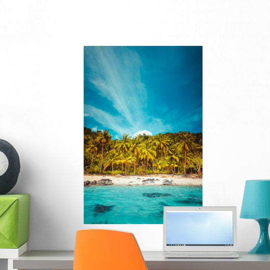 Tropical landscape Wall Mural