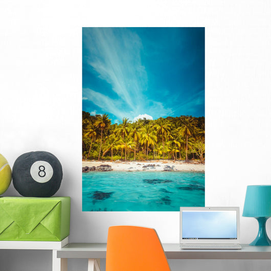 Tropical landscape Wall Mural