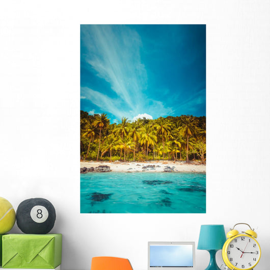 Tropical landscape Wall Mural