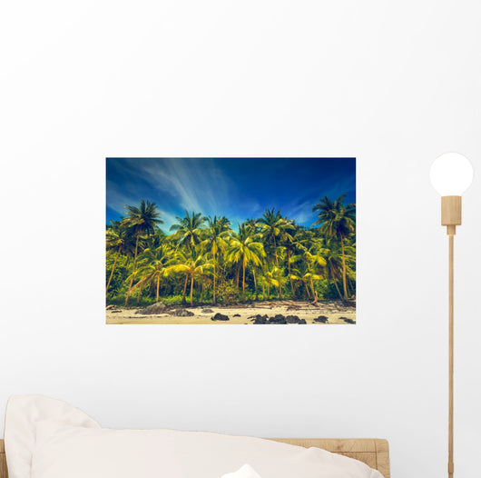 Tropical landscape Wall Mural