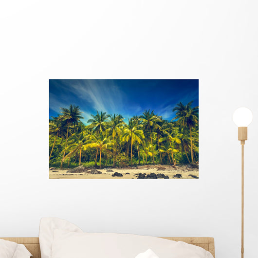 Tropical landscape Wall Mural