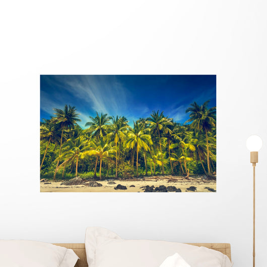 Tropical landscape Wall Mural