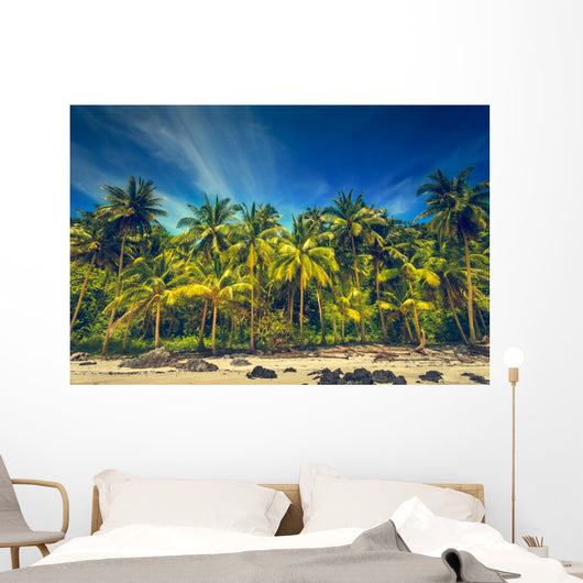 Tropical landscape Wall Mural