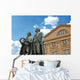 Goethe-schiller Denkmal Vor Deutschen Wall Decal