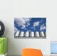 Cereal Silos under Cloudy Wall Decal
