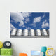 Cereal Silos under Cloudy Wall Decal